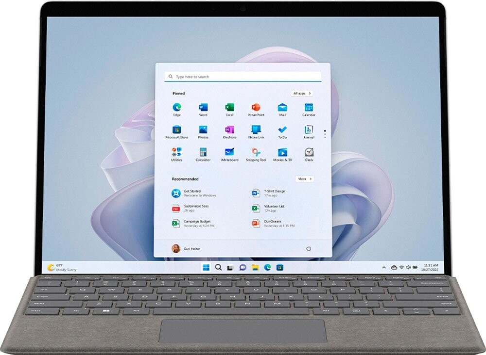 Microsoft - Surface Pro 9 – 13&quot; Touch Screen – Intel Evo Platform Core i7- 16GB Memory –1TBSSD – Device Only (Latest Model) - Platinum