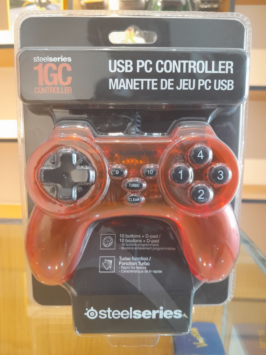 SteelSeries 69000 PC Gaming Controller Lot of 2 USB 2.0 for PC or Mac Orange