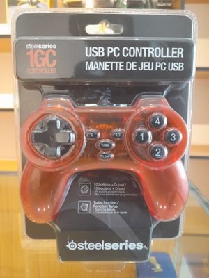 SteelSeries 69000 PC Gaming Controller Lot of 2 USB 2.0 for PC or Mac Orange