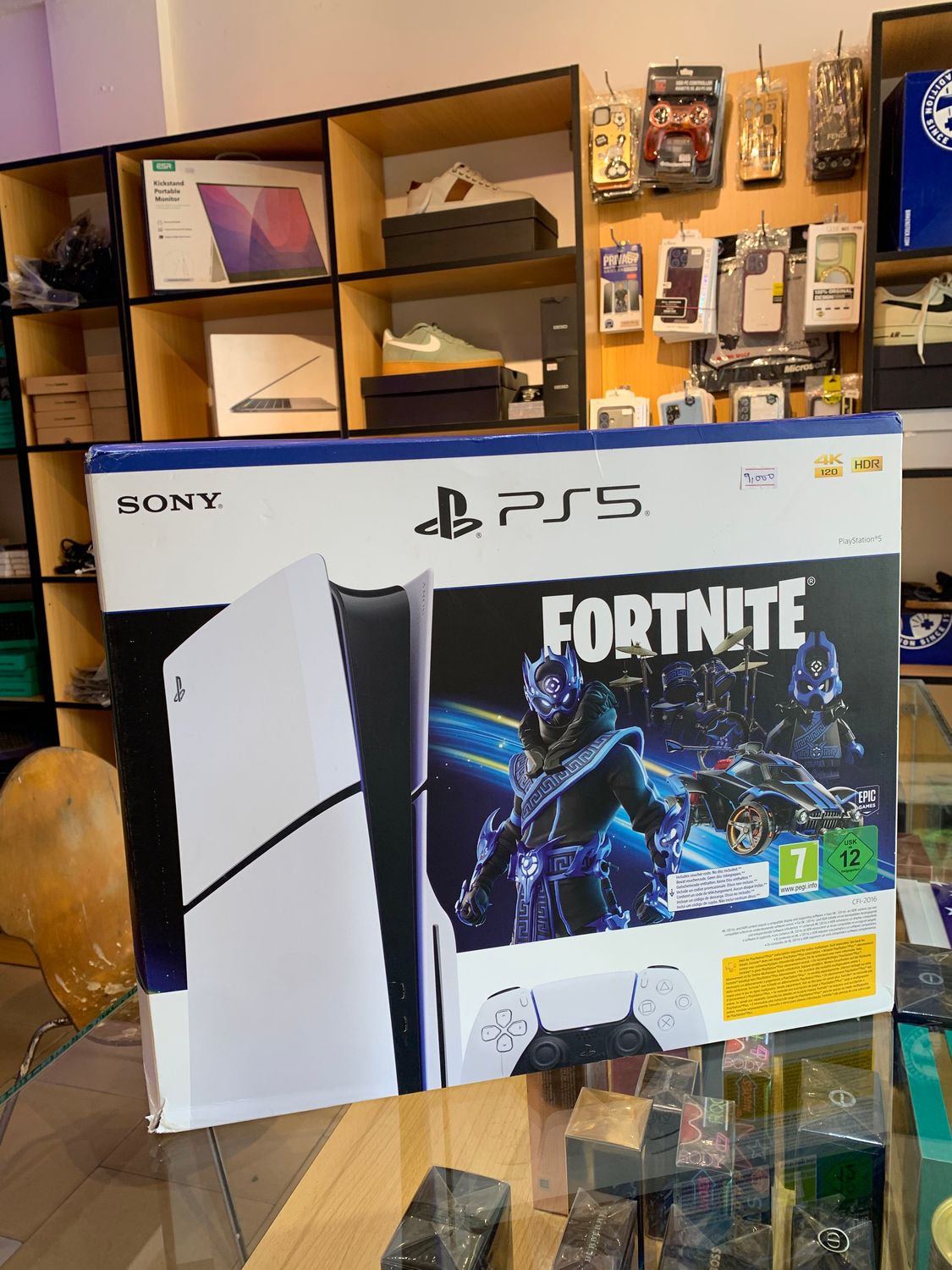 Sony PlayStation 5 Slim Console - Fortnite Cobalt Star Bundle - 4K UHD