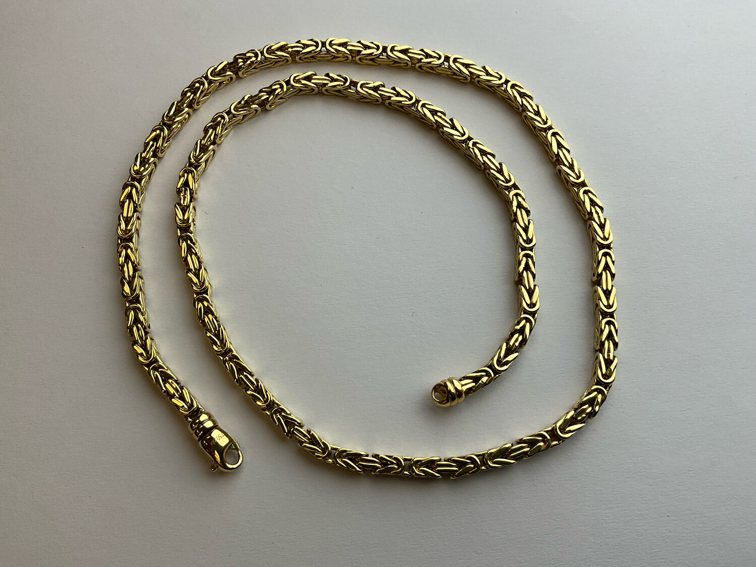  Königskette aus 750/18 K Gelbgold mit einer Breite von 0.5mm