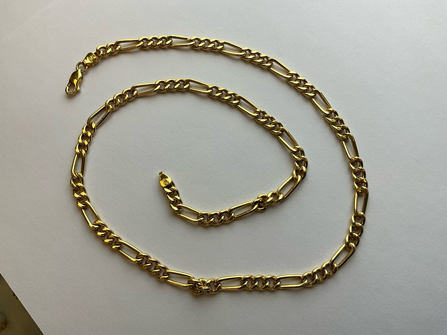 Figaro Kette unisex 18K gold