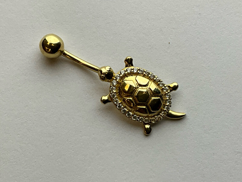 Bauchpiercing Gold 18K