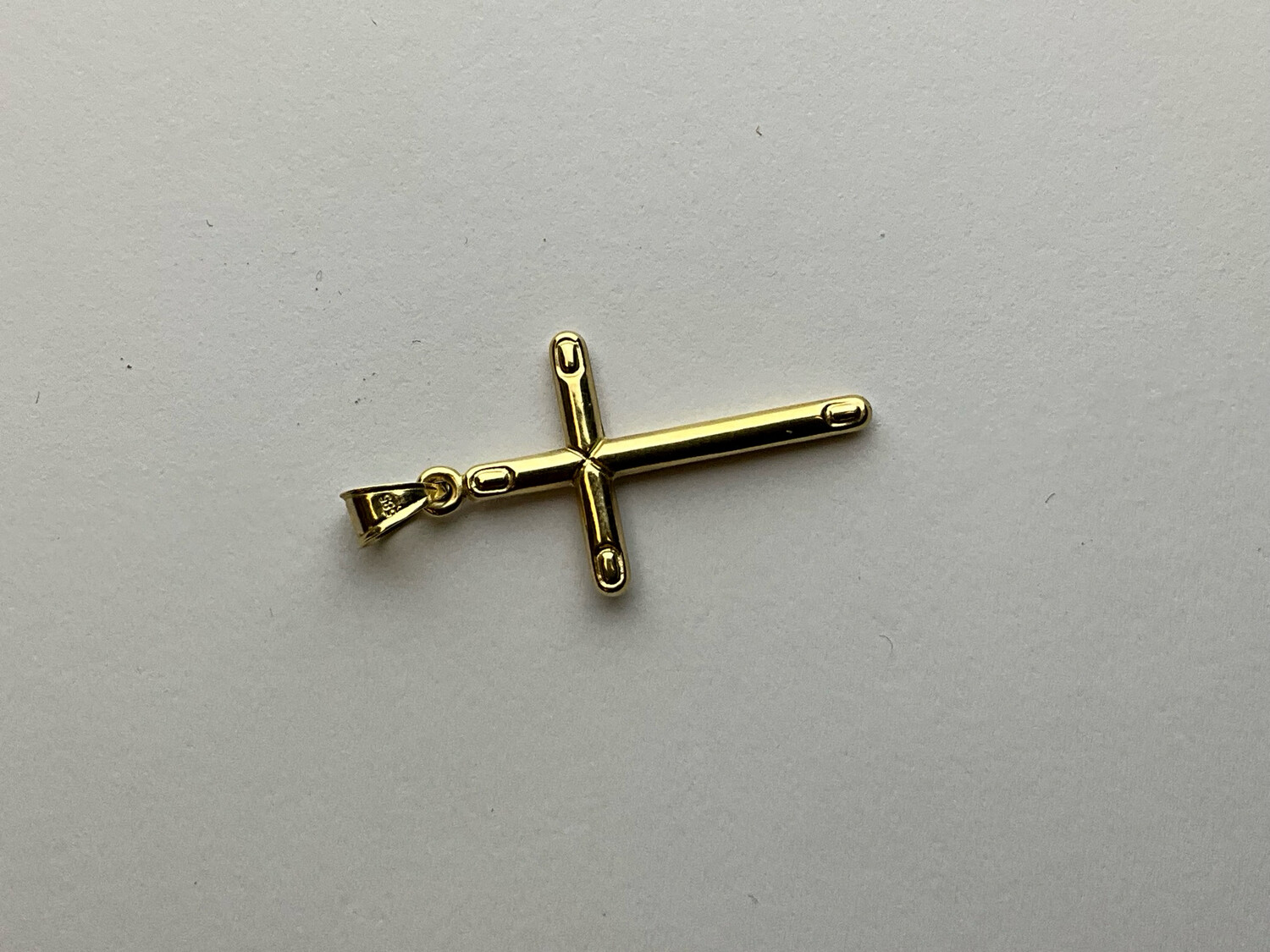 Kreuz unisex Gold 585 läng 3 cm bereit 2 cm Höhe 3.5 cm 