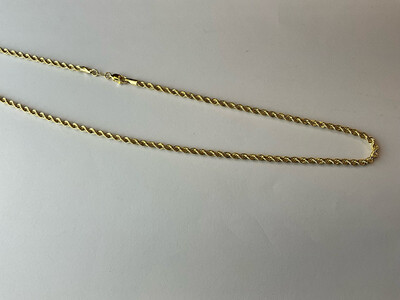Goldkette unisex 18K läng 50 cm bereit 03 mm made in Italia 