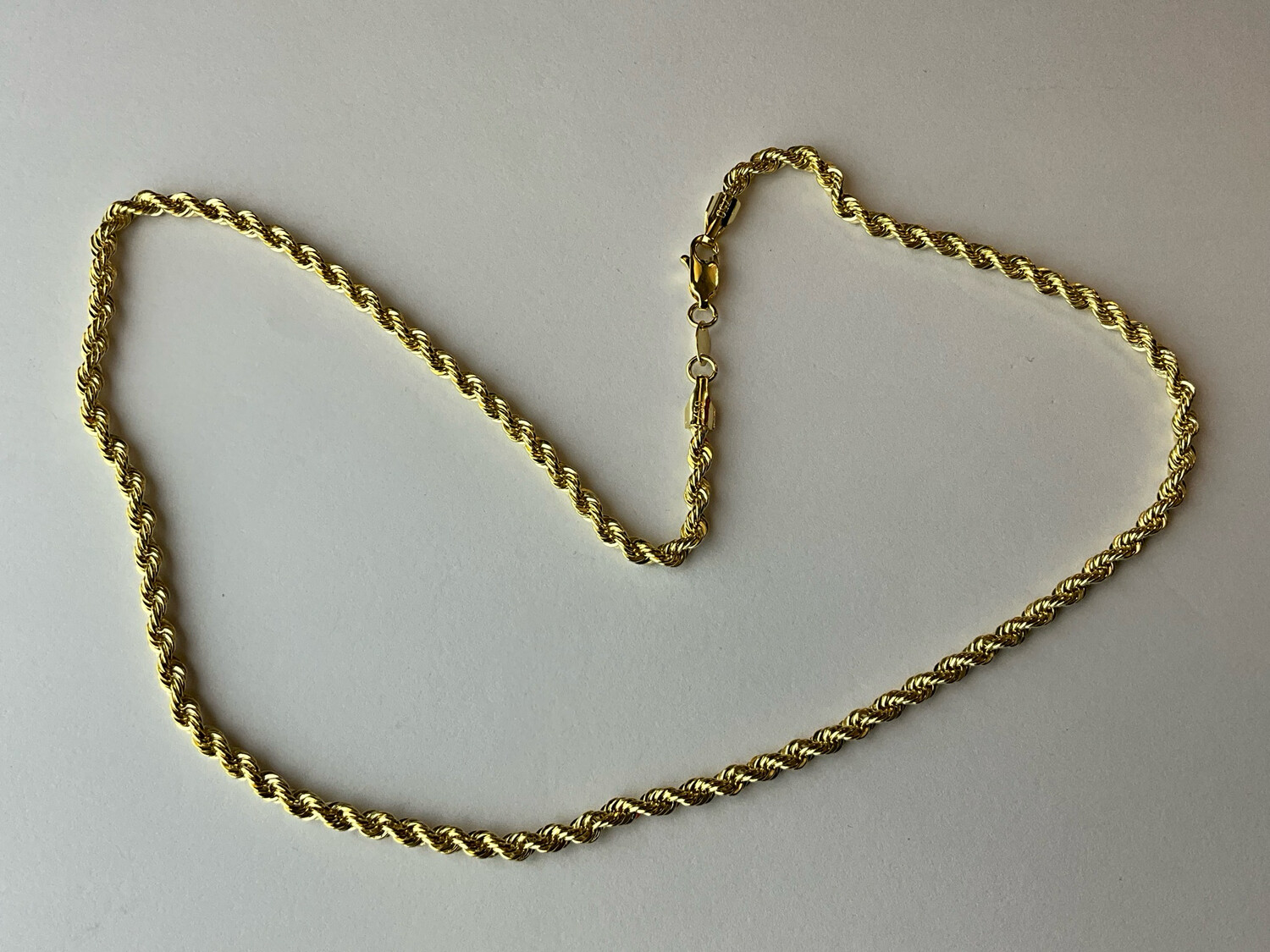 Kette Unisex 18K läng 42 cm bereit 0.3 mm made in Italia 