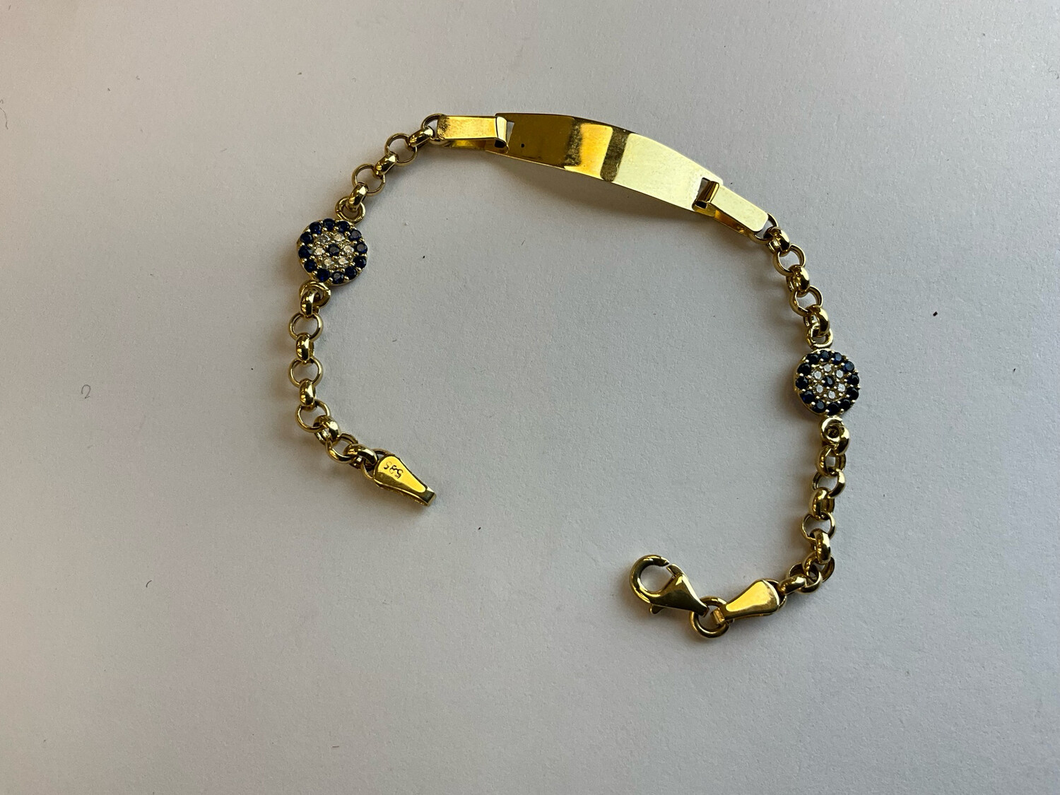 Armbänder für Kinder 14K Gold Läng 14.5 cm Berit 0.3 mm 