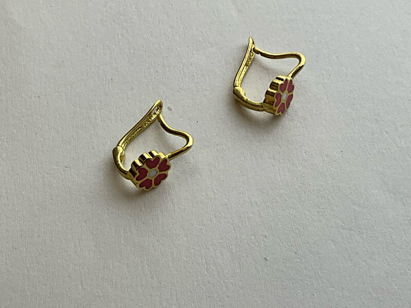 Ohrring für Mädchen 18 K Gold 