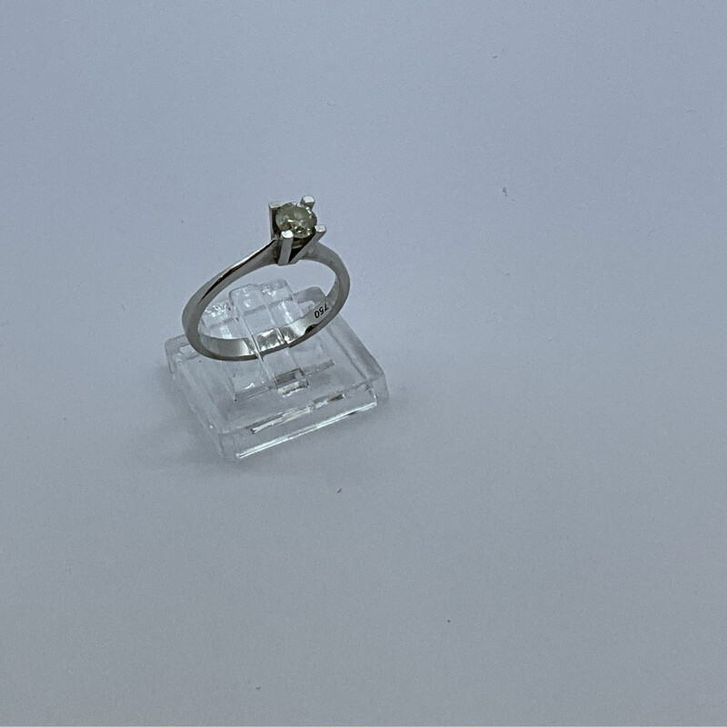 Verlobungsring weiß Gold und Diamant 0.5 ct 18Karat  size 55 