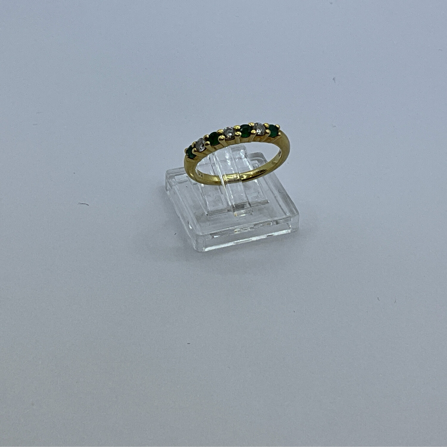 Smaragd und diamant 18Karat Gold Nr 52 