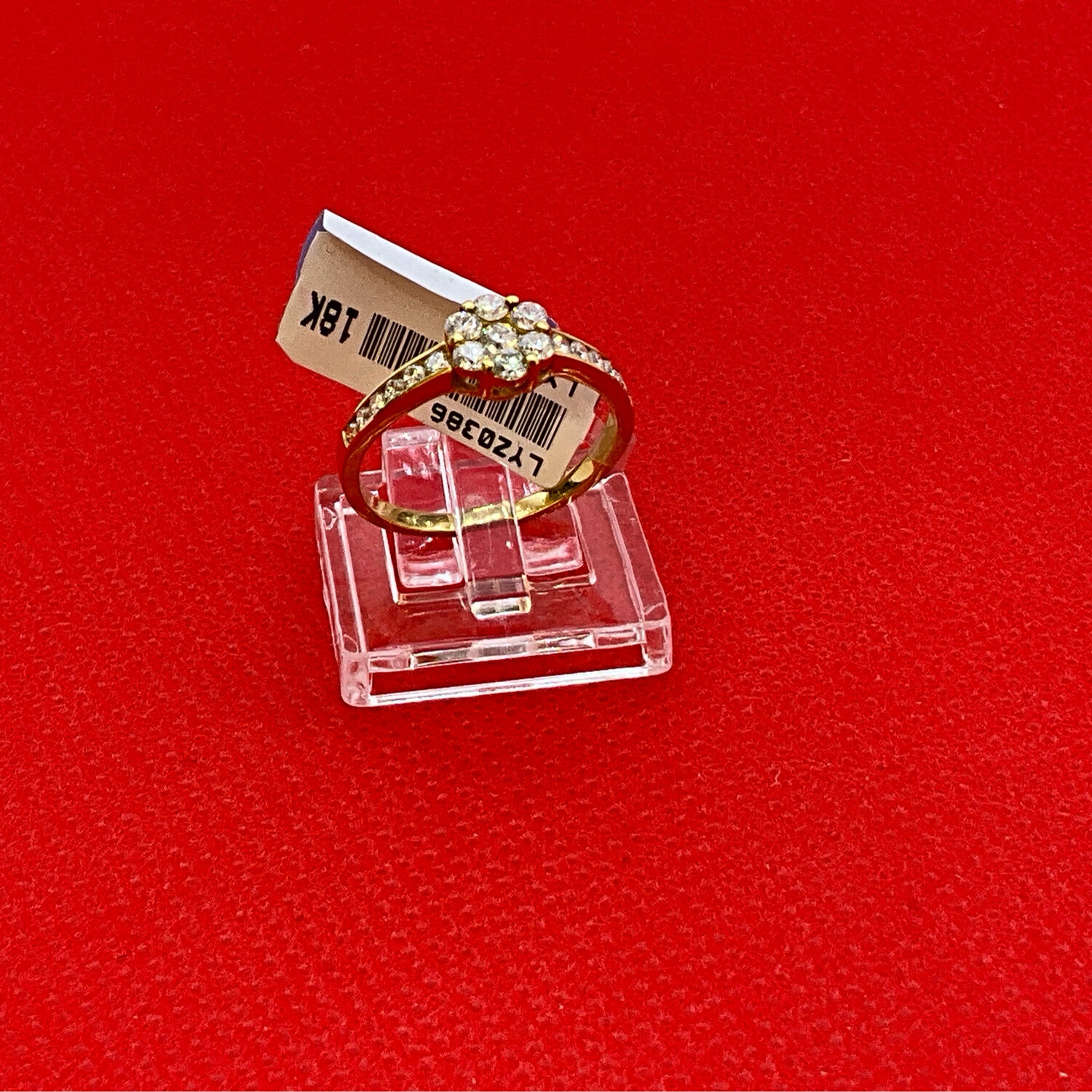 Ring diamant 18K Gold diamant 0.25 ct 0.12 ct VS Gewicht 2.13 gr  Nr 53
