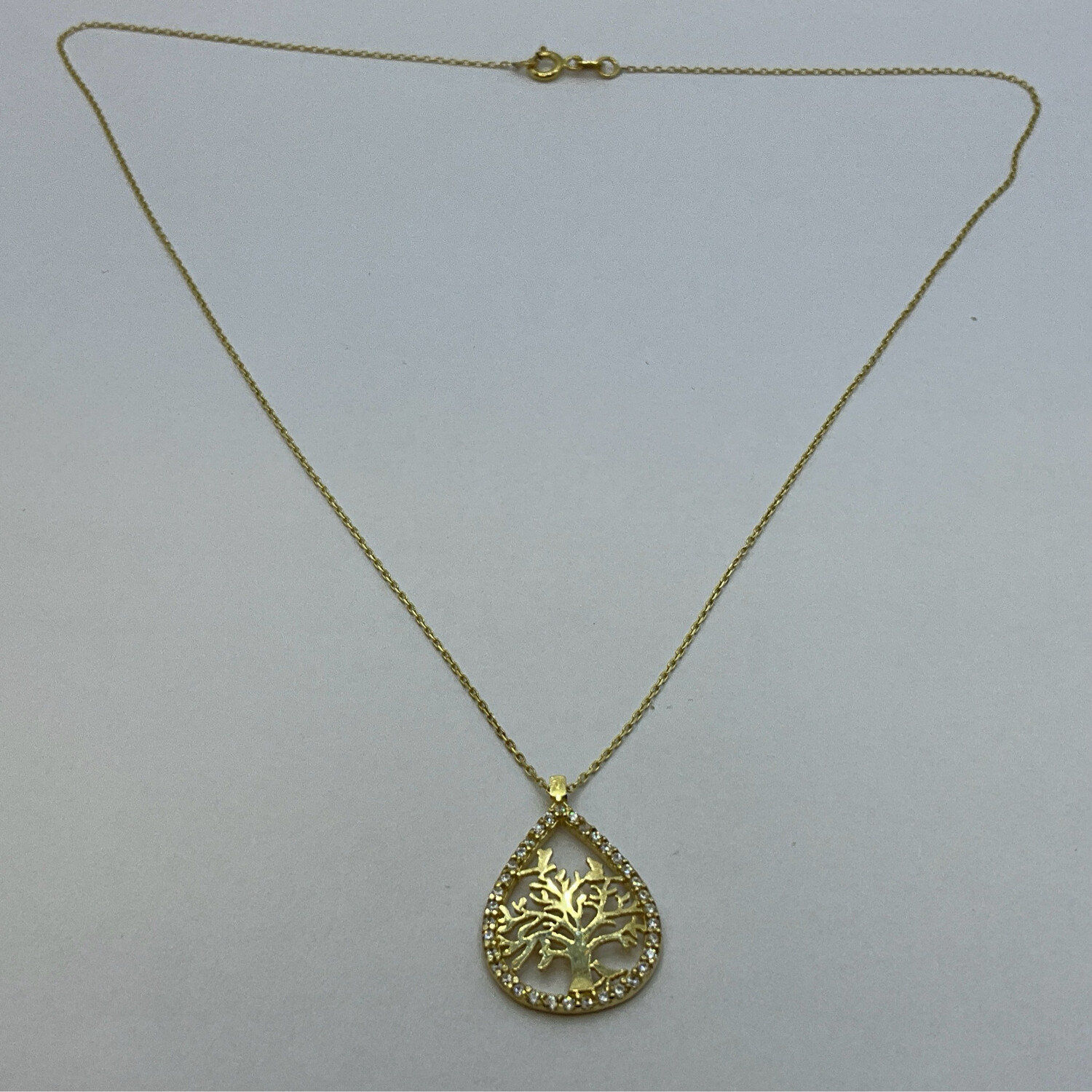 Kette 14K Gold läng 44 cm 