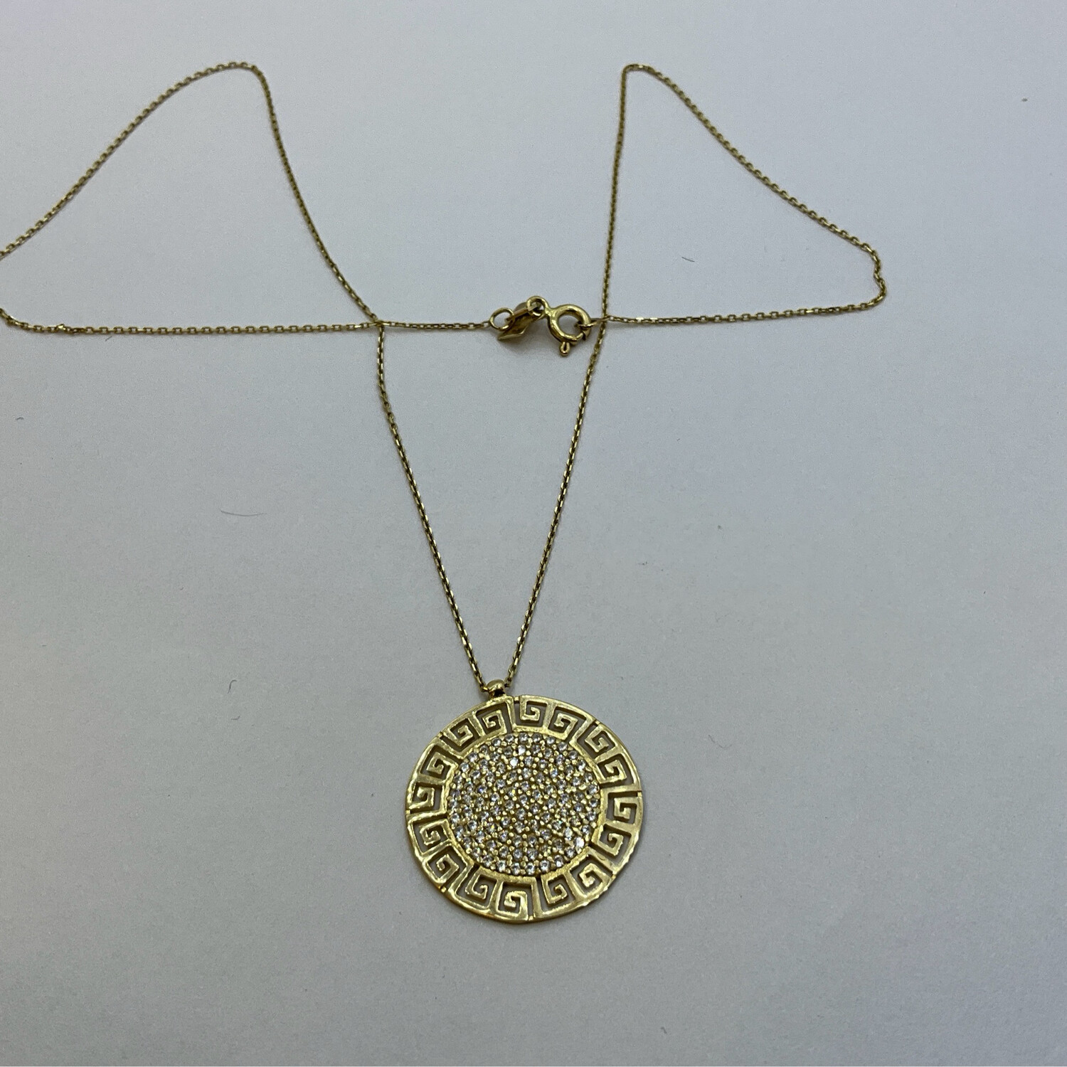 Damen Kette 14k Gold läng 44 cm 