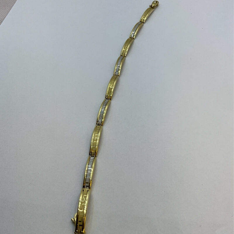 Armband Unisex 14K Gold läng 21.5 cm bereit 0.5 mm 