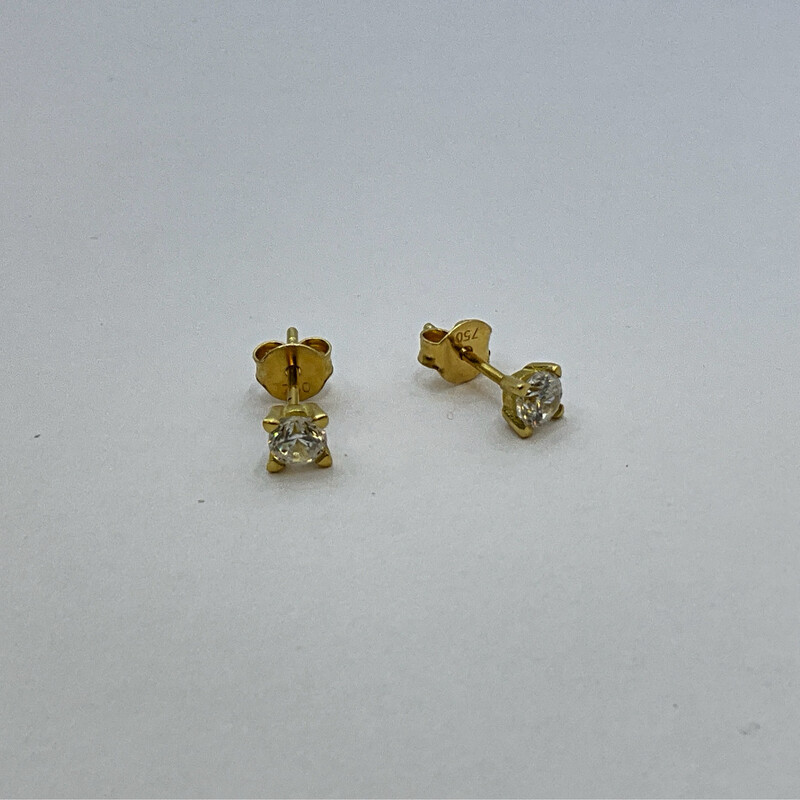 Ohrring 18K Gold Unisex 