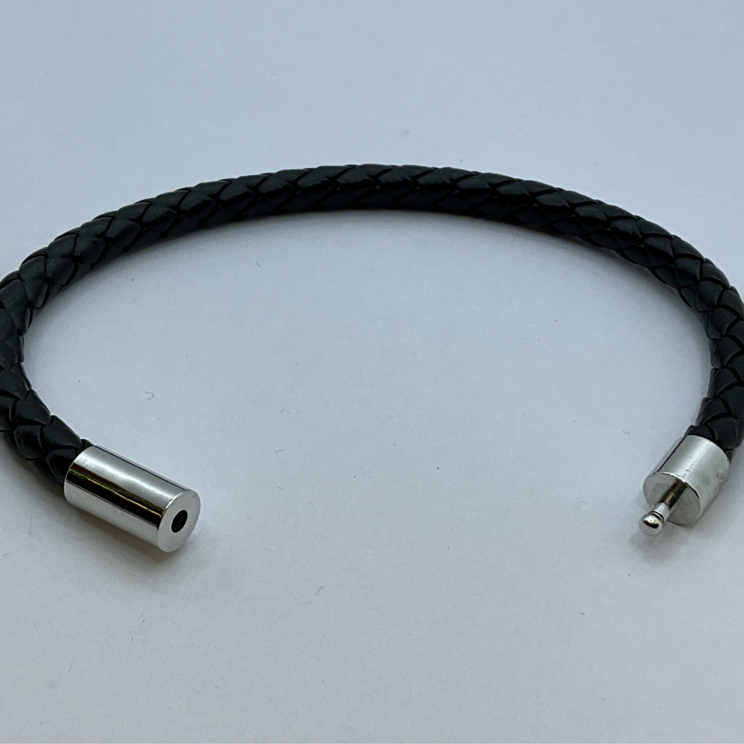 Armband  schwarz 19  unisex cm bereit 0.5 mm