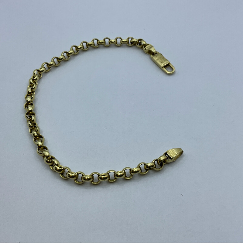Armband 18K Gold läng 18.5 cm bereit 0.3 mm Gewicht 5.62 gr 