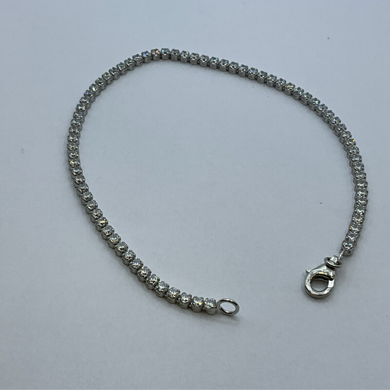 Armband für Damen 14K Gold weiss Gold mit steine 