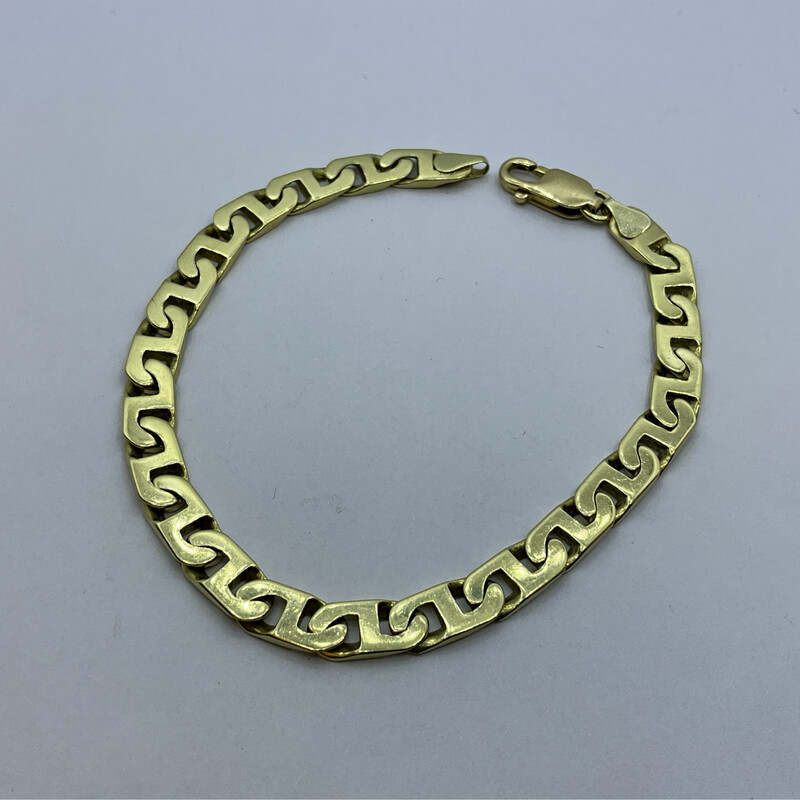 Armband für Herren 14K gelbgold läng 22.5 cm bereit 0.50 mm 