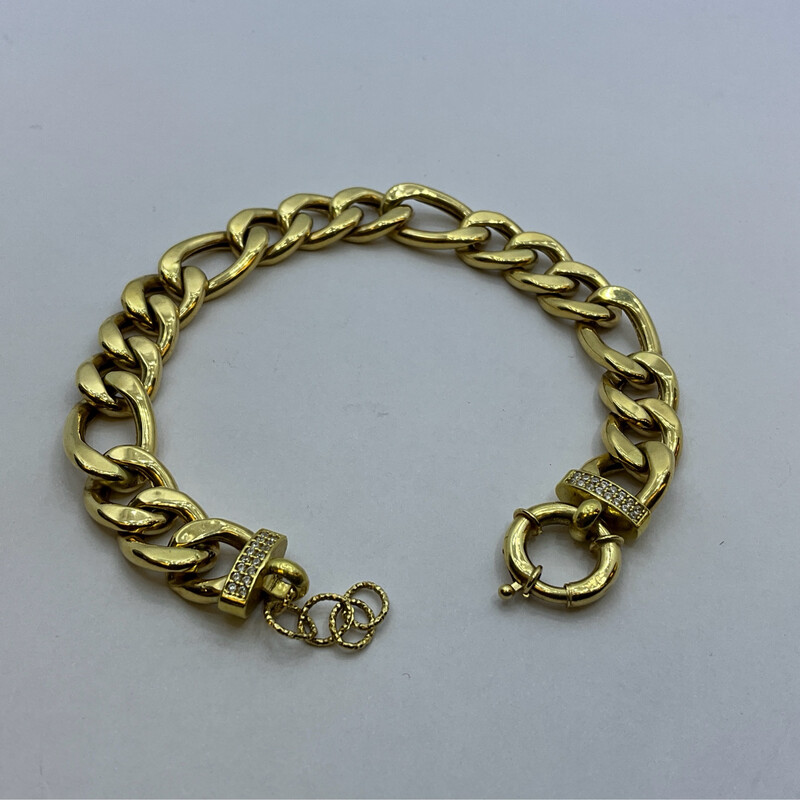 Armband unisex 18K läng 19 cm bereit 1 cm 