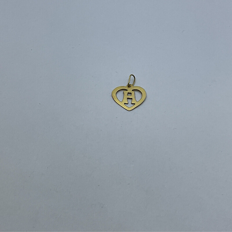 Gold-Anhänger Buchstabe 18K Gold 