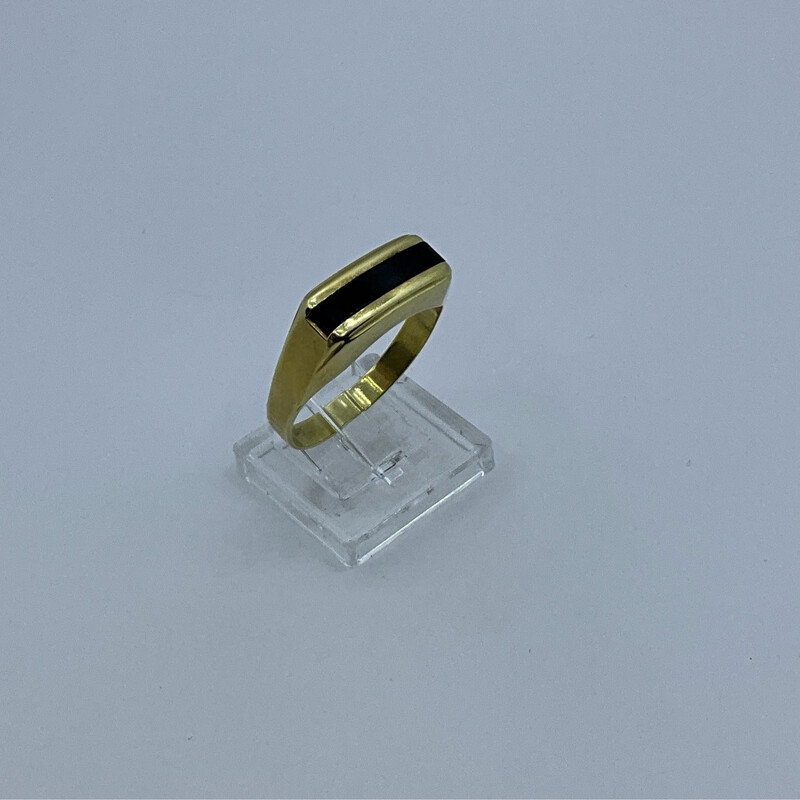 Ring für Herren 14K Gold Maßnahme 66
