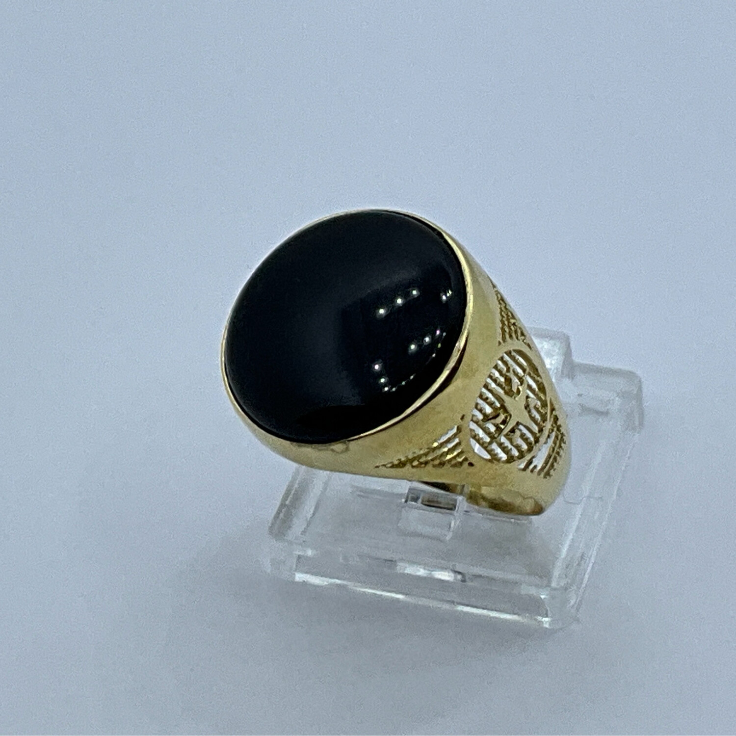 Ring für Herren 14K gelbgold Nr 61-61.5 