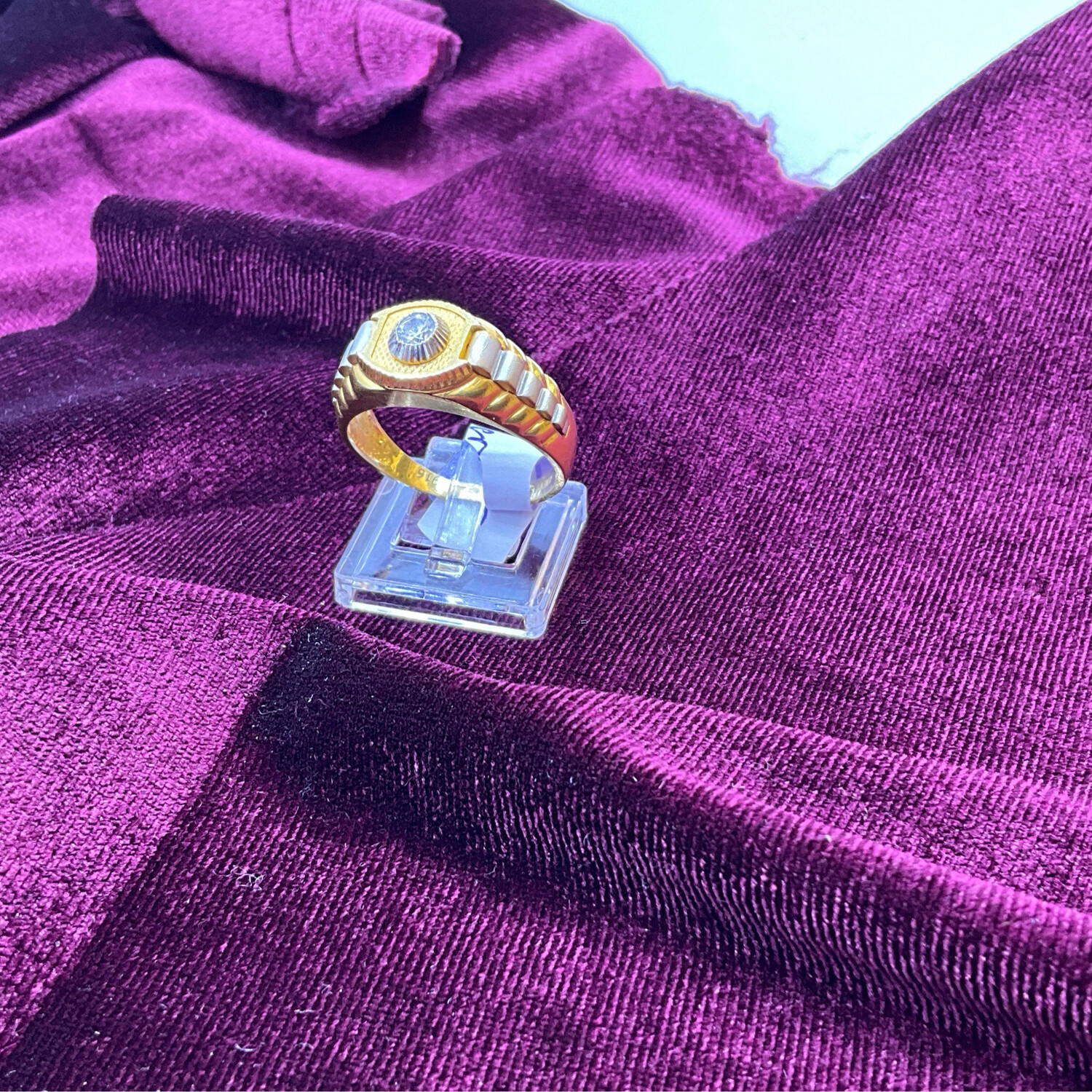 Ring für Herren 22K Gold Nr 64-64.5 