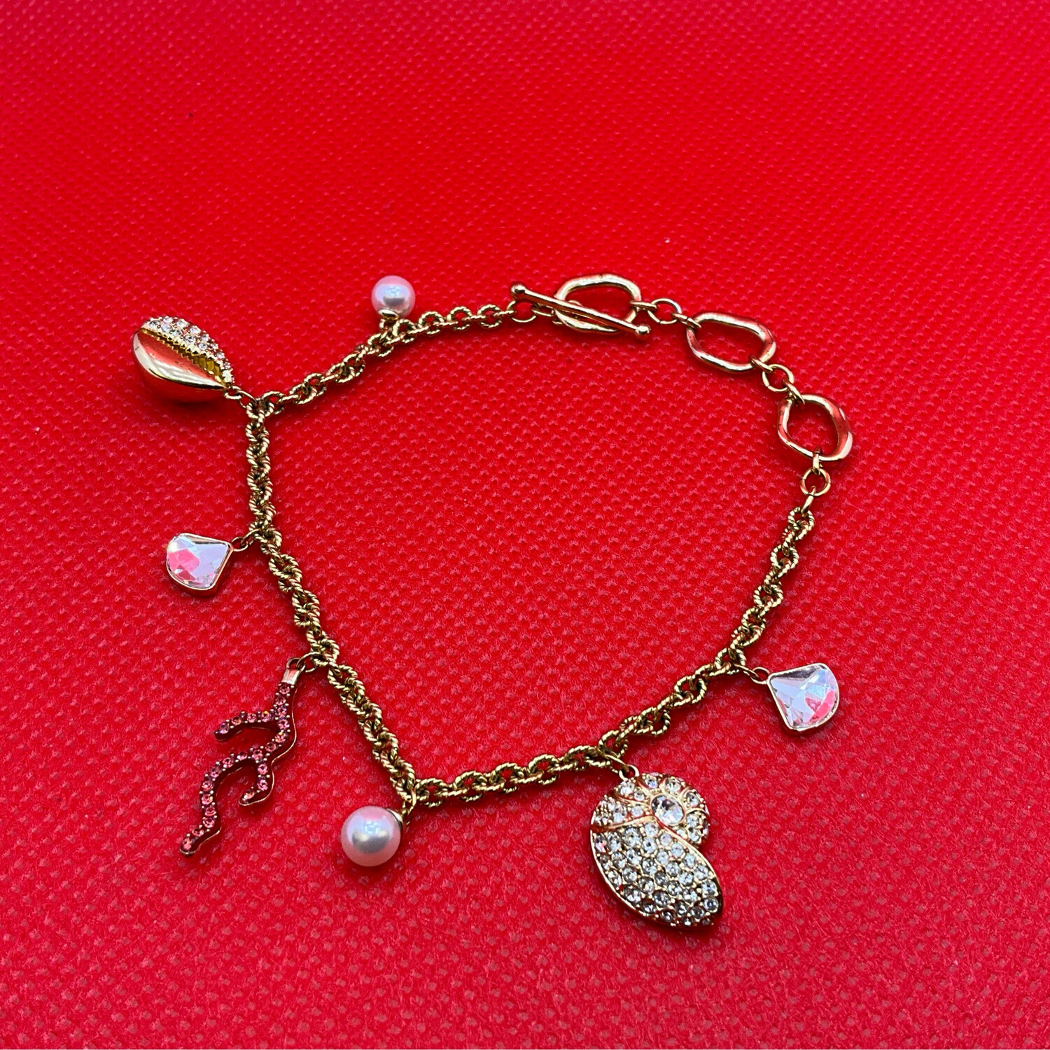 Armband  mit Anhänger 18K  Läng 20 cm 
