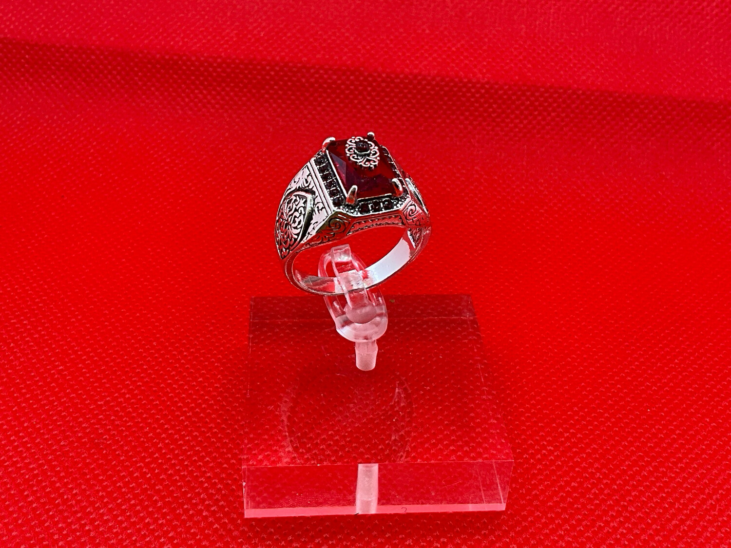 Ring für Herren ROT  Sthal Nr 68