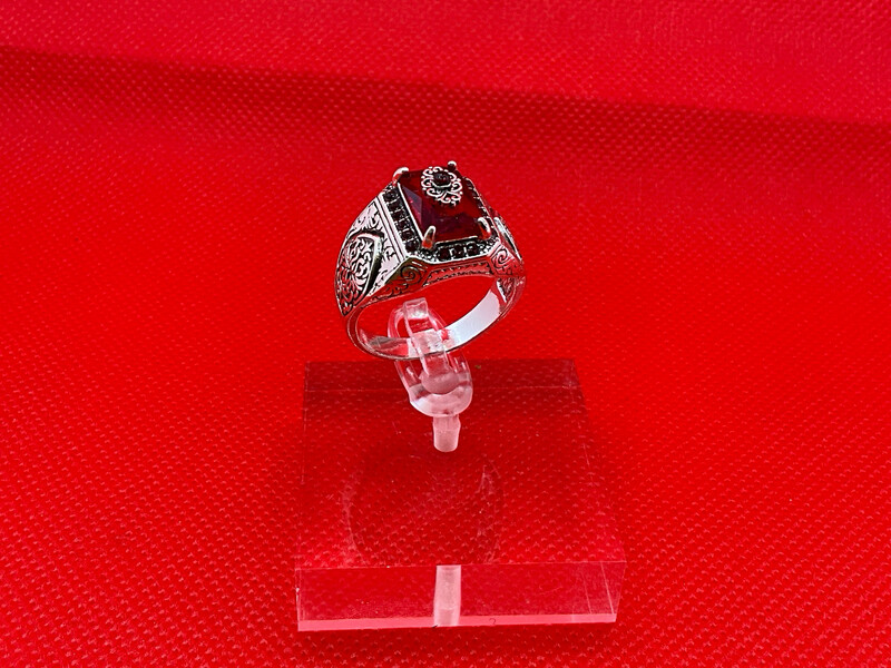 Ring für Herren ROT  Sthal Nr 68