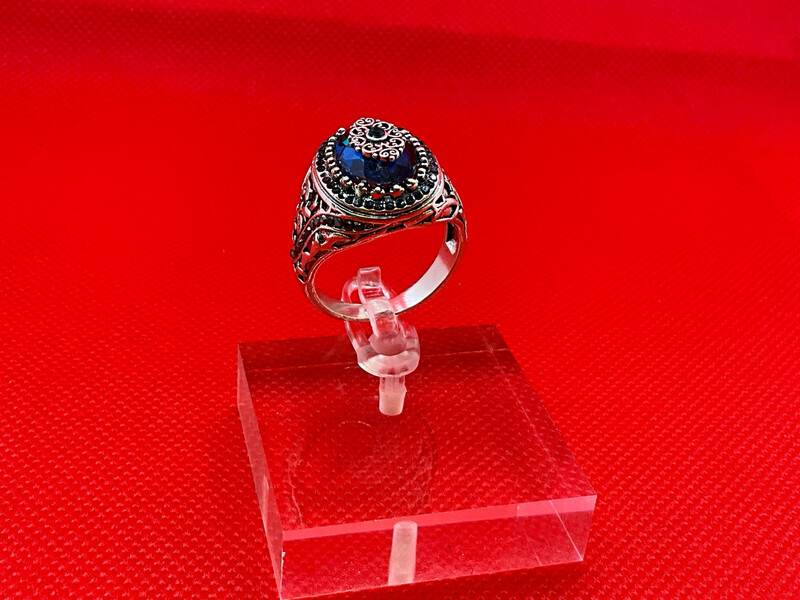 Ring für Herren Blau  Sthal Nr 66