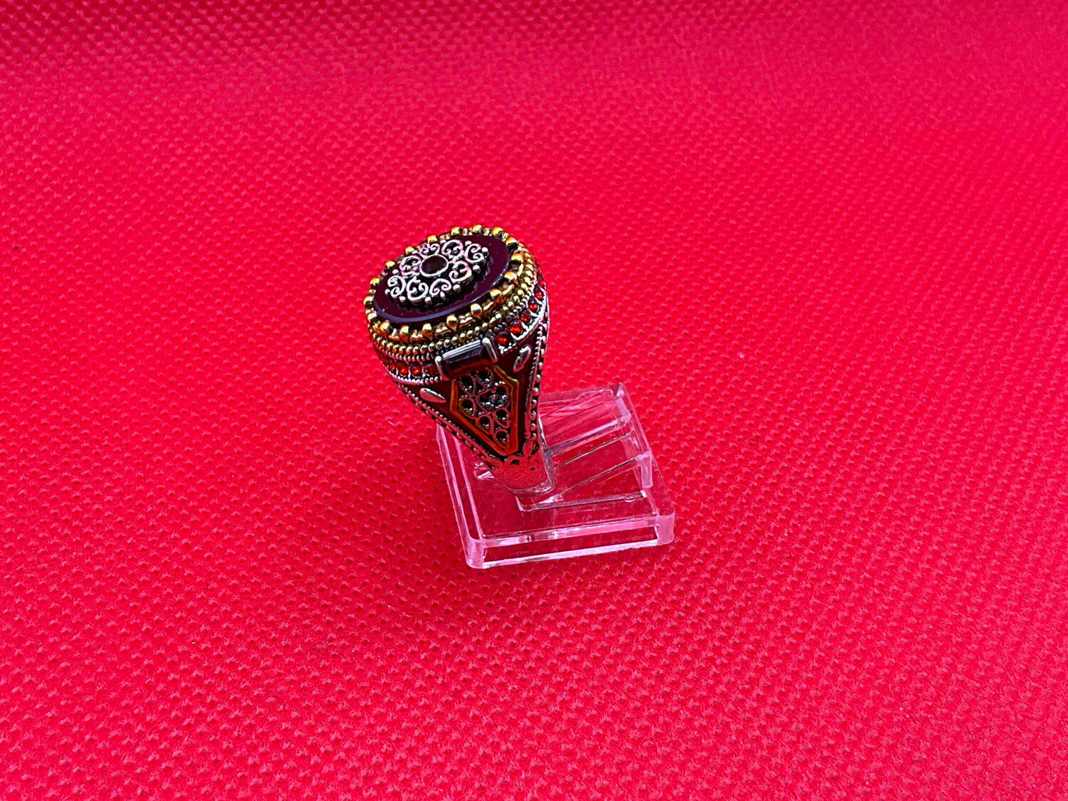 Ring für Herren Rot  Sthal Nr 65