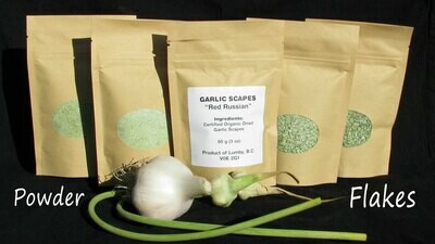 Garlic Scape Powder or Flakes