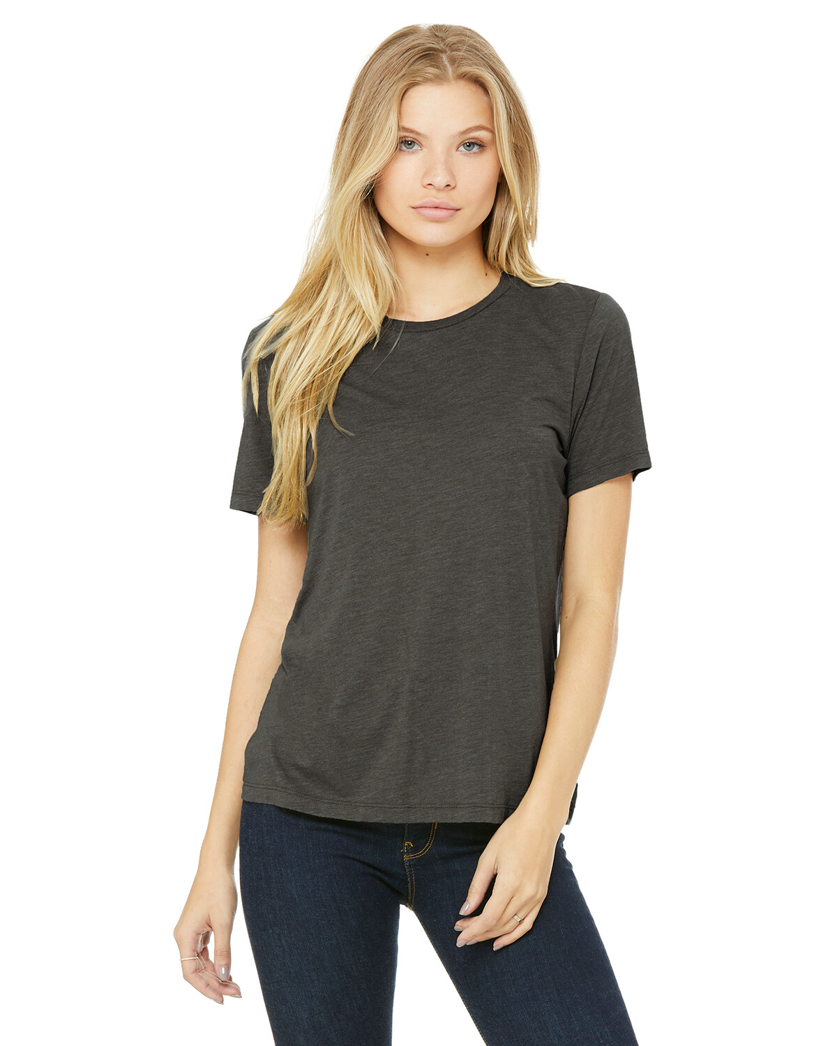 B6400 Bella + Canvas Ladies' Relaxed Jersey Short-Sleeve T-Shirt, TShirt Color: Asphalt