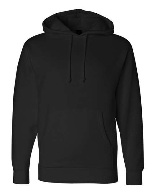 IND4000- Independent heavyweight hoodie, TShirt Color: Black