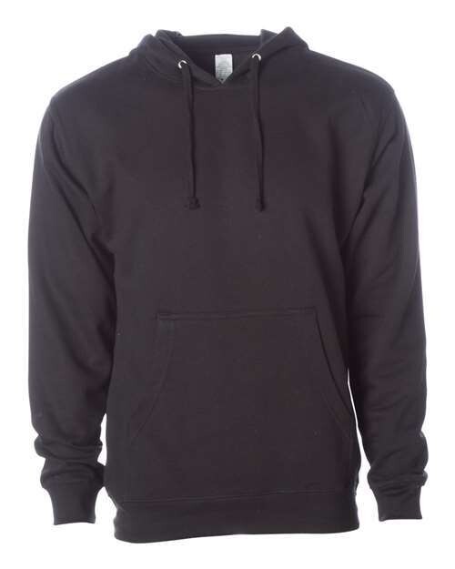 SS4500- Independent Midweight Hoodie, TShirt Color: Black