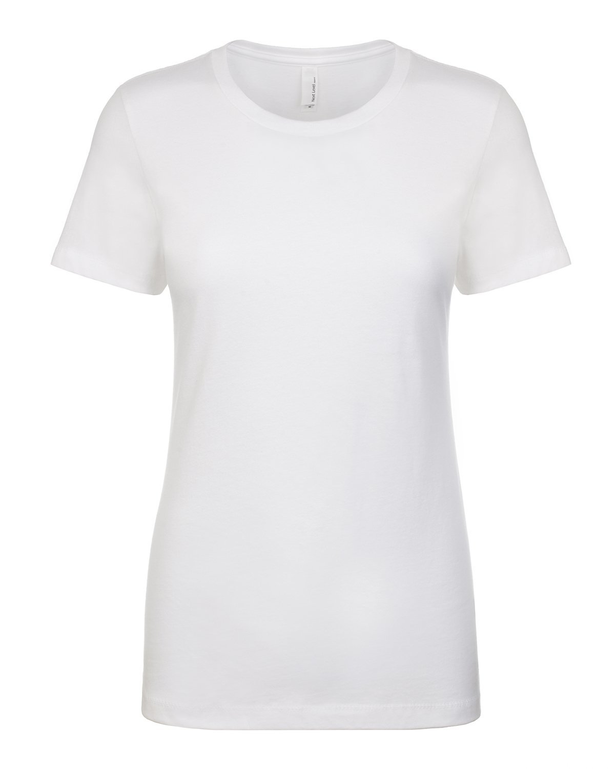 NL1510 - Next Level Ladies' Ideal Short-Sleeve Crew Tee, TShirt Color: WHITE