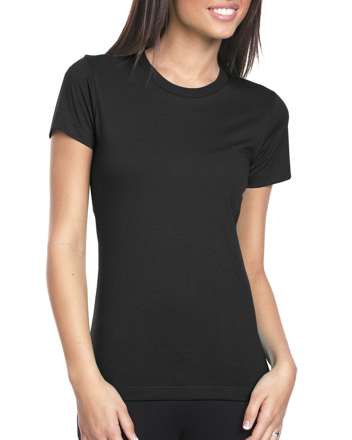 N3900 Next Level Ladies' Boyfriend T-Shirt, TShirt Color: BLACK