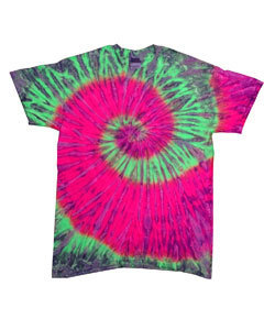 CD100 Tie-Dye 5.4 oz., 100% Cotton Tie-Dyed T-Shirt