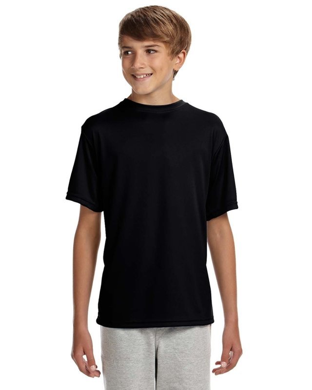 NB3142 A4 Youth Short-Sleeve Cooling Performance Crew