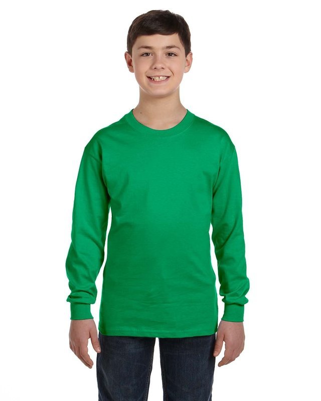 G540B Gildan Youth 5.3 oz. Long-Sleeve T-Shirt