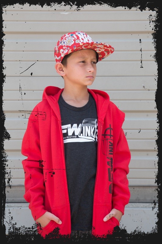 G186B - Gildan Heavy Blend™ Youth 8 oz., 50/50 Full-Zip Hood