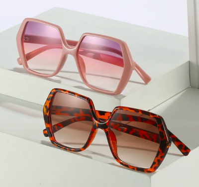 Hexagon Glam Sunglasses