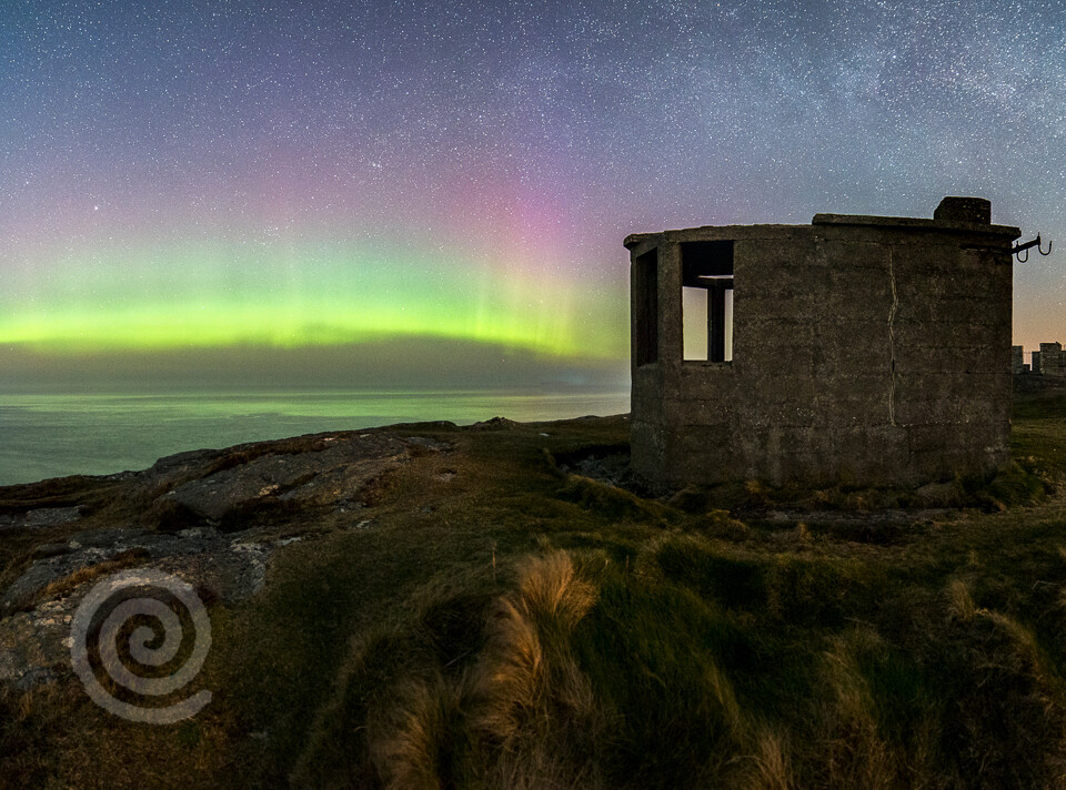 The Aurora Borealis at Ireland's most Northerly Point, Malin Head