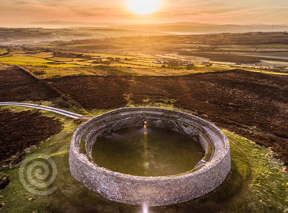 Equinox over Derry from an Grianan of Aileach