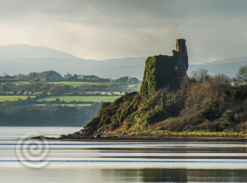 Inch Castle from the Farland Bank, Inch Wildfowl Reserve