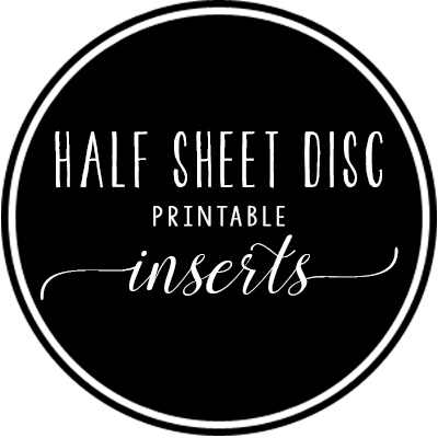 Classic Half Sheet Printable Planner Inserts