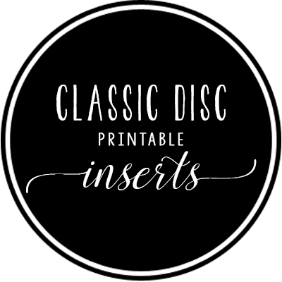 Classic Disc Printable Planner Inserts