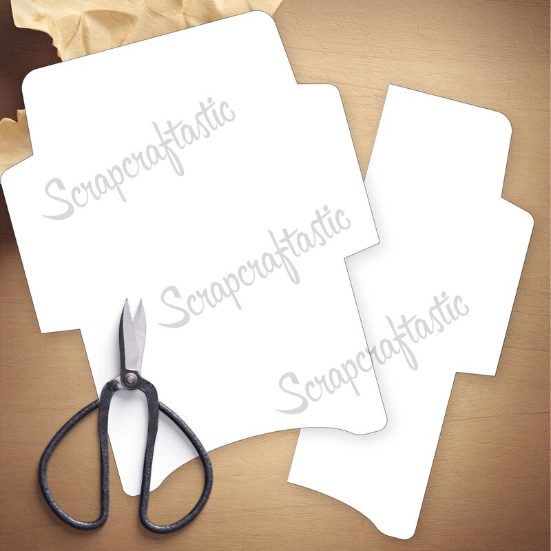 MINI DISC - Basic Envelope (Cash) Template & Cut File